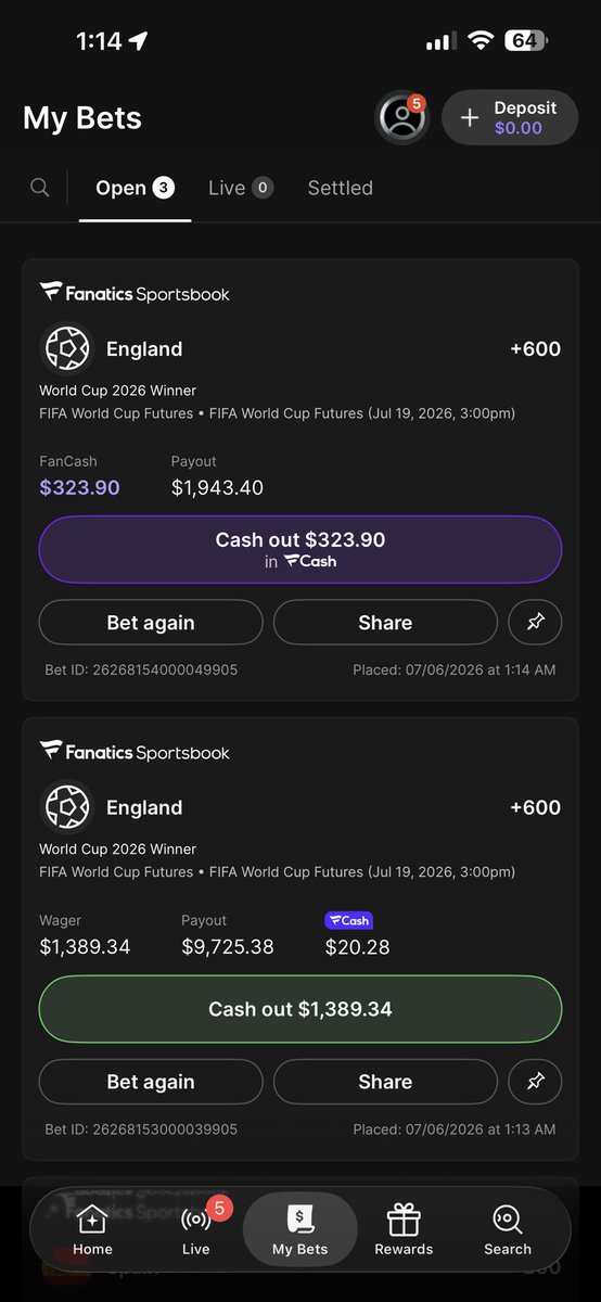 FezFades's tweet photo. i’m back 

World Cup action 🤑🤑

20 units - Spain to Advance 🇪🇸 
13 units - USA to Advance 🇺🇸 

Future:
England to win it all  17 units 🏴󠁧󠁢󠁥󠁮󠁧󠁿 https://t.co/8SyG68u7LO