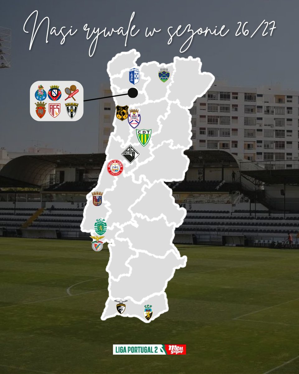 SCFarensePL's tweet photo. Przedstawiam Wam naszych rywali w Liga Portugal 2 na nowy sezon!

Pierwszy mecz sezonu zagramy przeciwko zwycięzcom Taca Portugal - SCU Torreense. Mecz rozegramy u siebie w domu, na Sao Luis, już w sierpniu! https://t.co/SqsTKggP1c