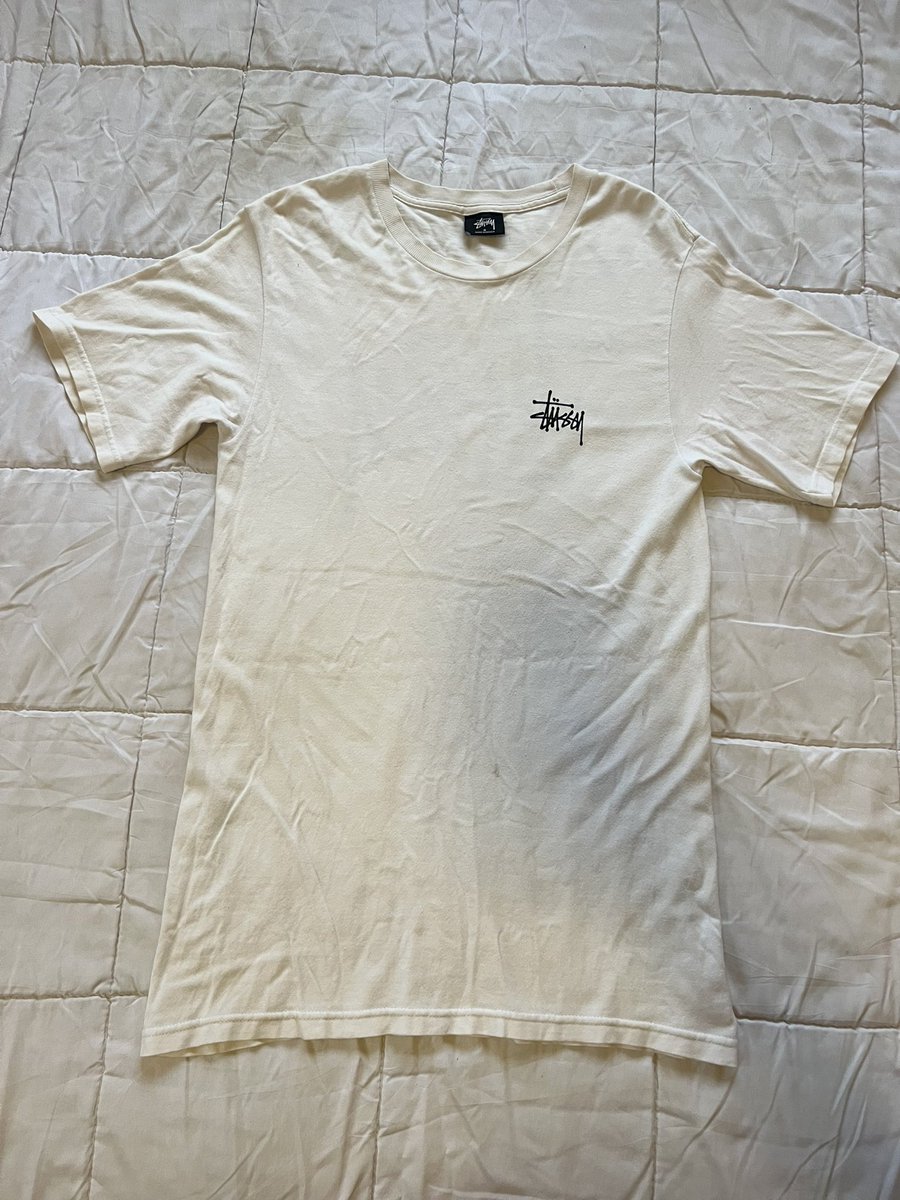 soltydanie_2's tweet photo. Stussy Basic ( white )
♡ 800 -. พร้อมโอนลดได้นิดหน่อย ♡
- size s **อก49.5cm ยาว71.1 อิงจากsasomนะคะ เพราะว่าตัวนี้ได้มือ2มาอีกทีนานมากแล้ว
- ตำหนิ ป้ายโดนตัดนิดหน่อย สีไม่ซีดค่ะ 

#ส่งต่อเสื้อผ้า #ส่งต่อเสื้อผ้ามือสอง #ส่งต่อเสื้อผ้ามือ2 #โล๊ะตู้เสื้อผ้า #ส่งต่อstussy https://t.co/2ZEy7jy7Ck