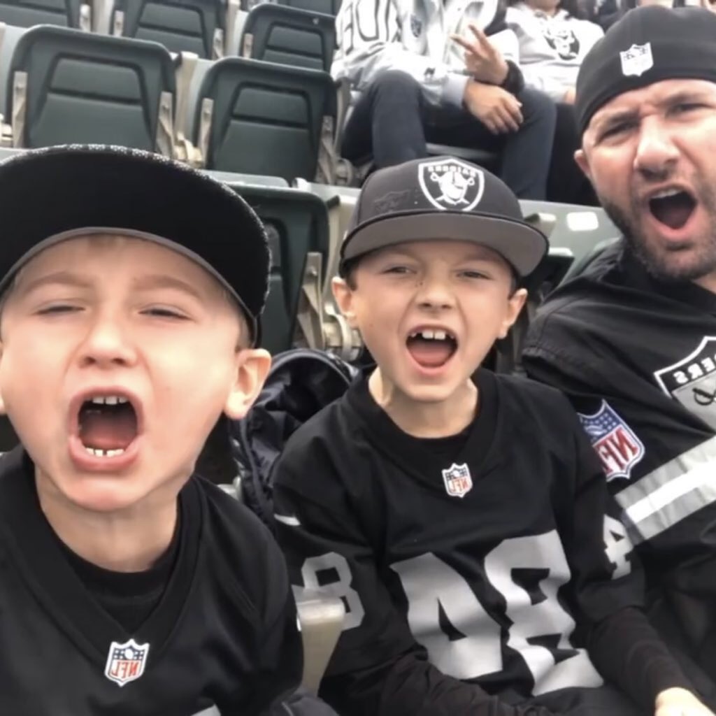 WoodyCliffords's tweet photo. Happy 14th Birthday to My Oldest Brody Kaipo. This will be his Best Year yet 🔥 
@BBruddahs #RaiderNation https://t.co/MMsyj0YxUb