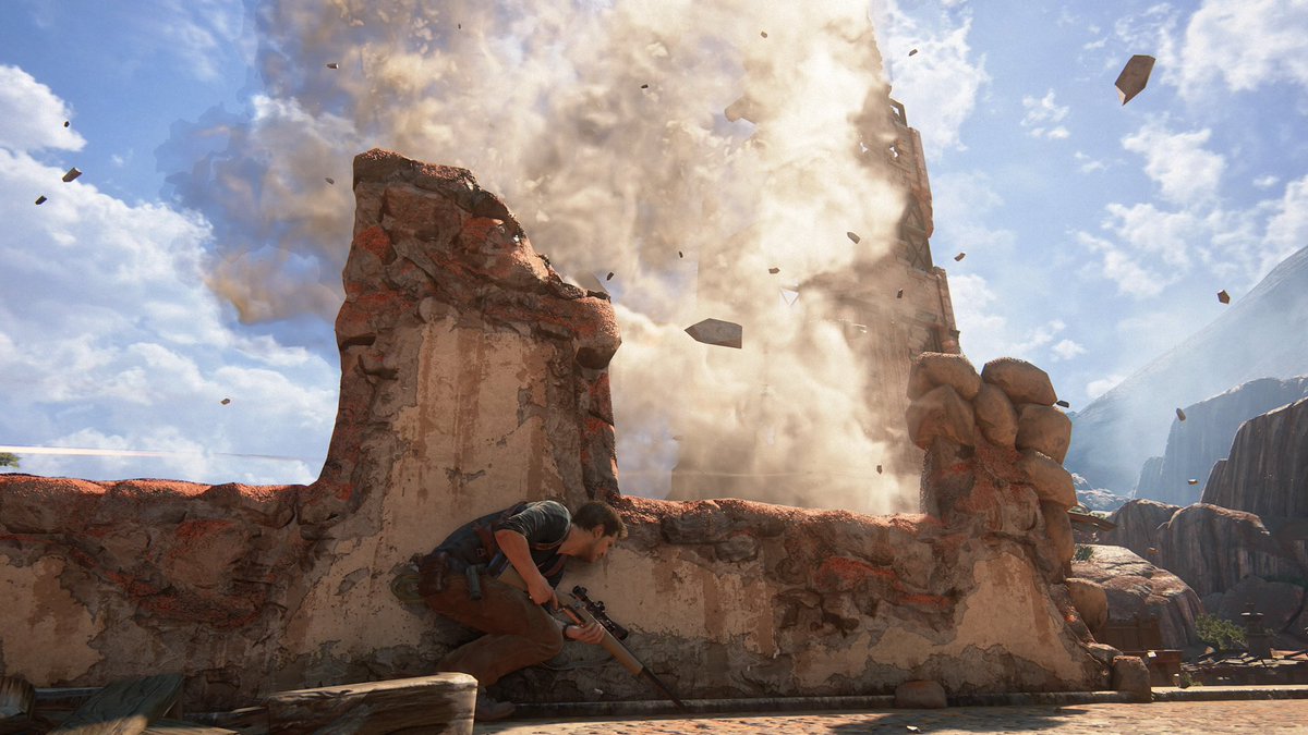Brokowski25's tweet photo. It’s insane how playing uncharted 4 feels as good today as it did on launch. Perfect controls, combat, exploration and visuals 

This is extremely difficult for even the greatest game developers https://t.co/sBejzGmyDY