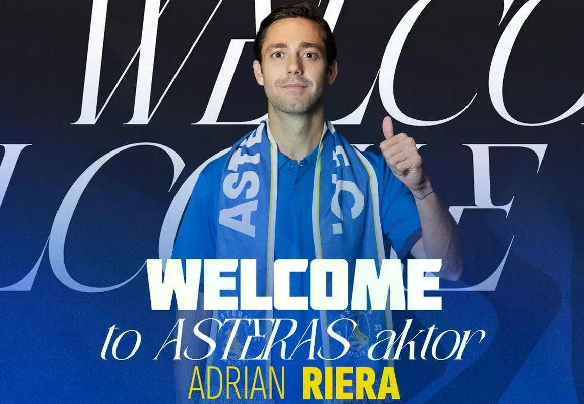HellasFooty's tweet photo. ✅️ Double signing for Asteras Tripolis who announced both Adrian Riera &amp; Franco Orozco joined the Arcadians ✍️🔵🟡

#AsterasTripolis #SLGR https://t.co/bQsNT3hrjd