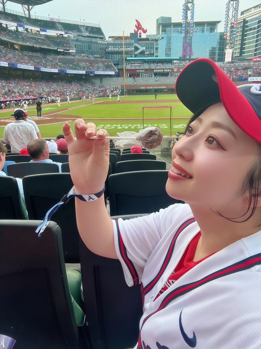 HaRuRu_churachu's tweet photo. ＼ Atlanta Braves🪓 ／

　　　　　先週の試合(7/1)🏟➰⚾"

Albies可愛い🥺🇺🇸
年俸$7000000だって。 https://t.co/qaYgRDgAqT