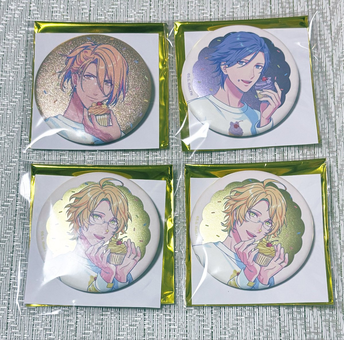 shiz_goods's tweet photo. 【交換】うたプリ BGS マルイ BMC

▼讓
・缶バッジ
SP レン☆
N 那月、トキヤ

・ビシュカ
SP レン☆
N 那月、トキヤ、レン、翔、蘭丸☆、カミュ

▼求
SP/N 音也
※同種同士の交換希望
※☆はお声掛け偏る場合は迷子のない組み合わせ優先

郵送、大阪梅田手渡し応相談。
検索からもどうぞ。 https://t.co/ws9CPwav2q