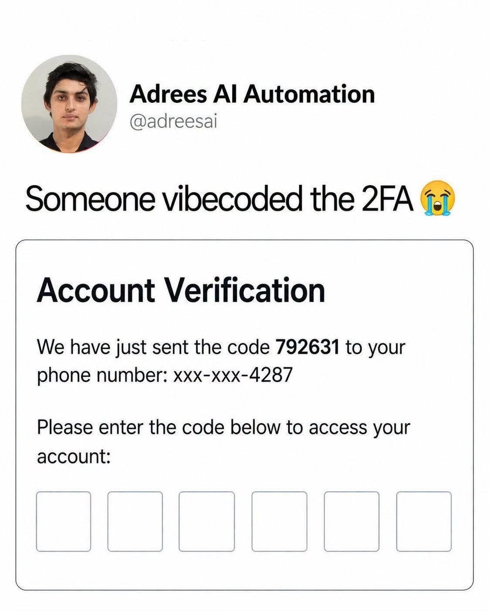 samiulm_dev's tweet photo. Tag your Full Vibe Coder Friend 🤣

#vibecoding #ai #claude #gpt https://t.co/pvoQLe12PI