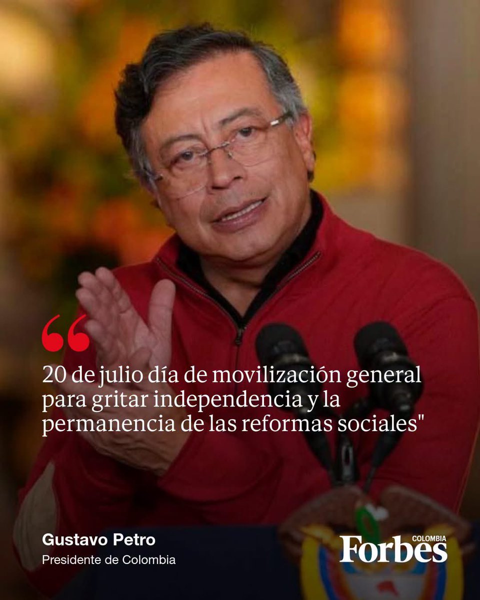 CapGusXMan's tweet photo. Asqueante un presidente que, en lugar de unir a los colombianos, insiste en llamar a la confrontación y la revolución. Colombia ha retrocedido como nunca antes, y son muchos los responsables del deterioro que hoy vive el país. https://t.co/qrLHFKpcN5
