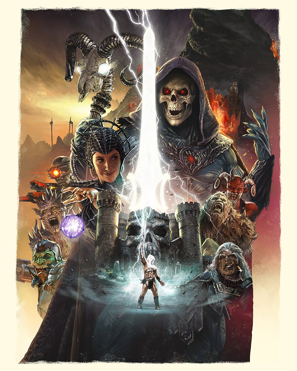 RetroReminiscer's tweet photo. Masters of the Universe (2026) 
Art by @RuizBurgosArt https://t.co/f4OEoo10NB