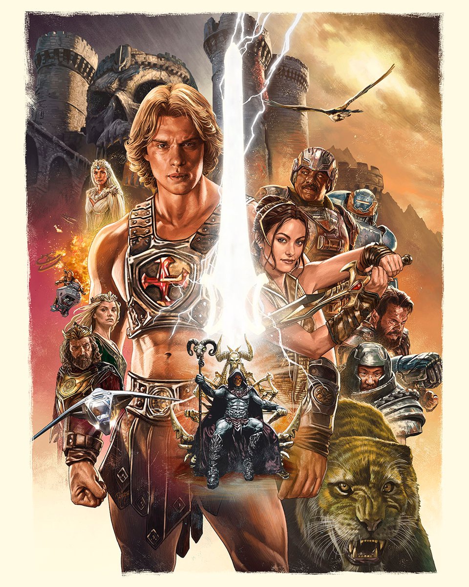 RetroReminiscer's tweet photo. Masters of the Universe (2026) 
Art by @RuizBurgosArt https://t.co/f4OEoo10NB