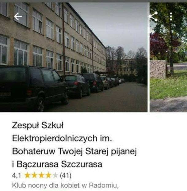 donald_PL_'s tweet photo. Ehhh amatorzy się pchają do zabawy z tymi mapami Googla, kiedyś to była sztuka https://t.co/GuwC430OoN