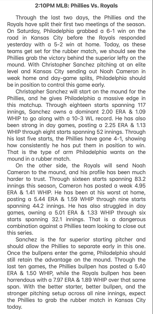 SRCGROUP2K's tweet photo. Today's MLB Free Play
⚾️PHI -1.5 -125

Bring the Energy &amp; Let's Cash!
Huge Day OTW for VIP, Don't Miss https://t.co/Qop03pDMEw