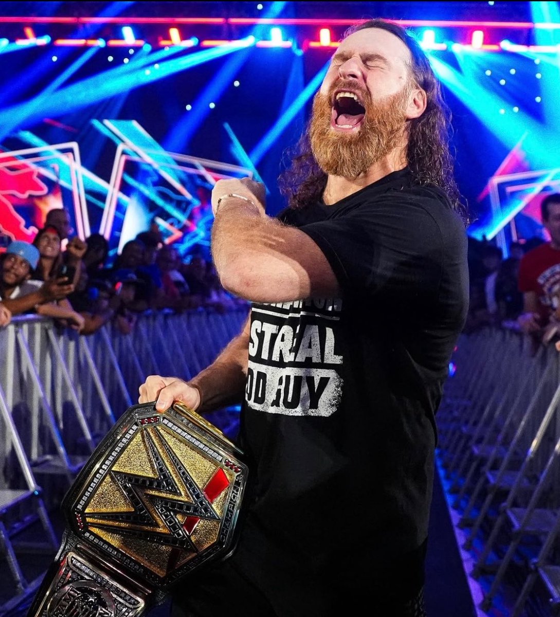 WrestleOps's tweet photo. AJ Styles says there is some magic to be made with Sami Zayn as a long-term World Champion rather than being a transitional World Champion.

(@thep1podcast) https://t.co/upViJktSug