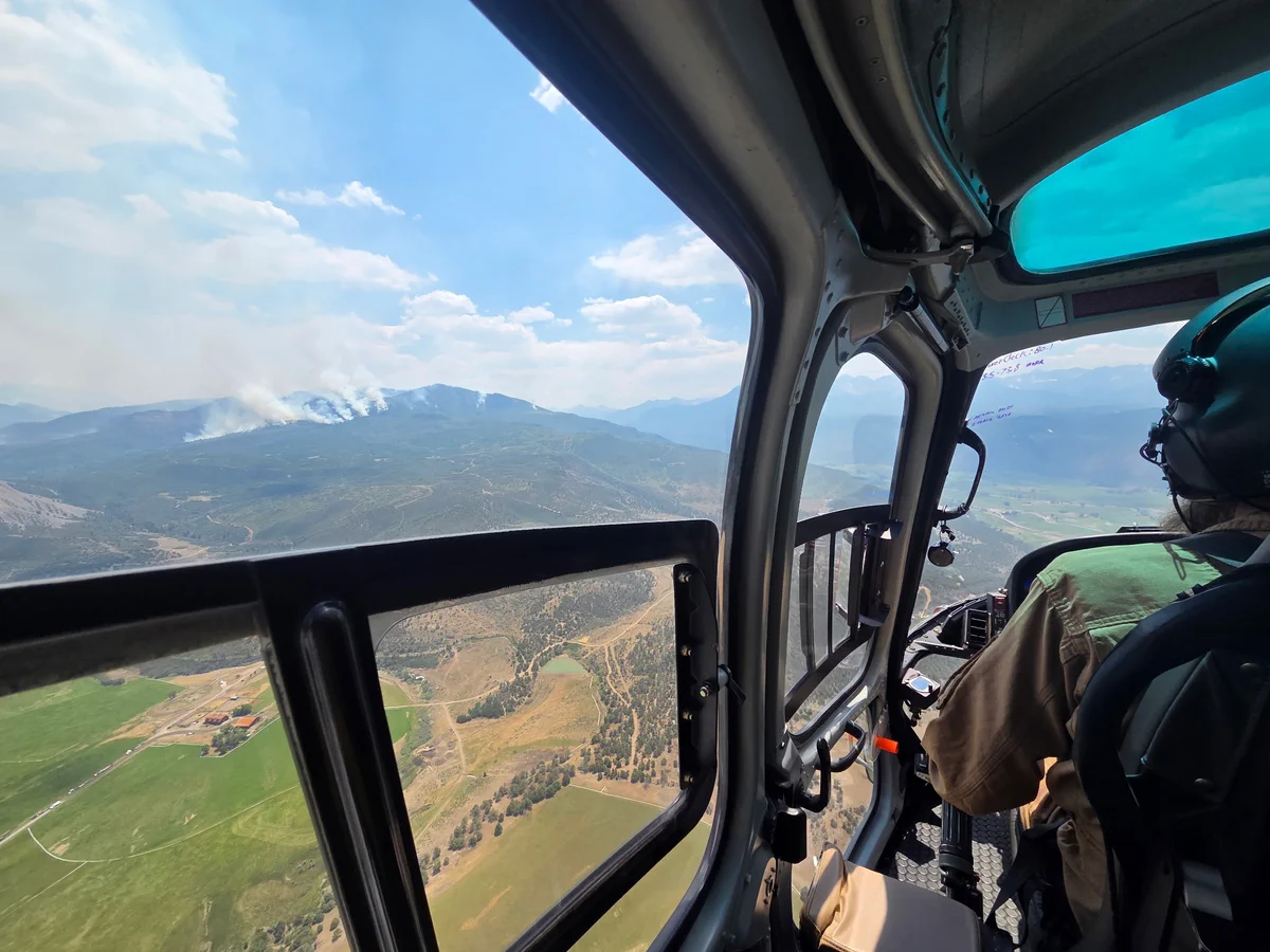 Gold Mountain Fire, Colorado. Photo by Brenden Jasper. 