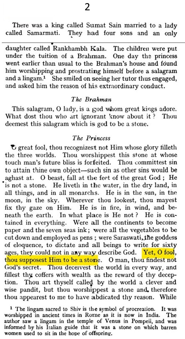 OneOnkar's tweet photo. @Fiend_unleashed What is the status of Shiva &amp; the Shiv-ling(Phallus) in Dasam Granth?
In story# 266, a lady says to brahmin: If you keep uttering ling-ling.... , you will only have ling in your mouth.
Worshipping Erection 🍌 is simply ugly. https://t.co/7Cit6wTyuT