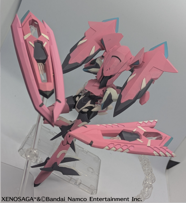 otakokare's tweet photo. 同じくゼノサーガEP2より、
新作"フル可動E.S.ゼブルン"
も販売許諾を頂きました！
 腕部エアッドは別途市販のネオジム磁石を組み込むことで分離できるようにすることができるほか、差し替えで右腕が弓型に変形するギミックも再現できます！ 
#ゼノサーガ 
#WF2026S https://t.co/Ih1X1FPXxW
