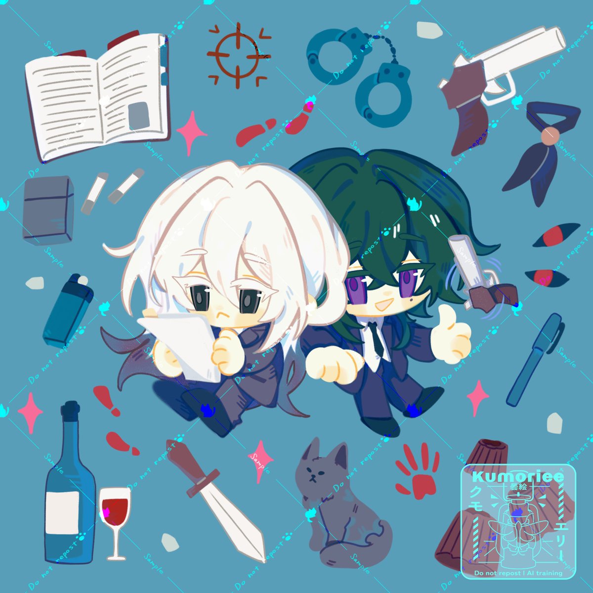 eirikumoe's tweet photo. 🍷🐱👉🖊🤍💚

[Chibeo commission for Temno Siniy] https://t.co/Y0w8Mk2YDb