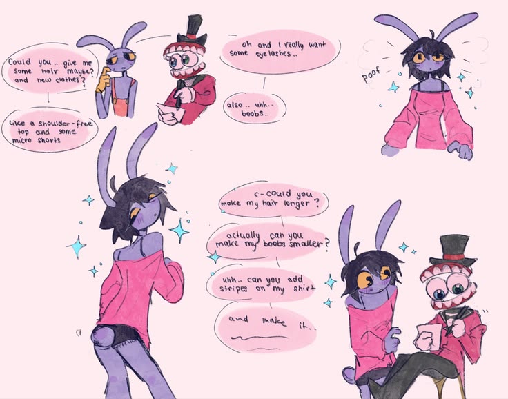Itx_Jester's tweet photo. The storytelling through these sketches is honestly adorable💟 Every little tweak makes the character even more lovable😌
Art made by @Emmyerdbeerchen 
#Funnybunny #TADC #pomni #Caine #Theamazingdigitalcircusfanart https://t.co/YhmUCtaqcS