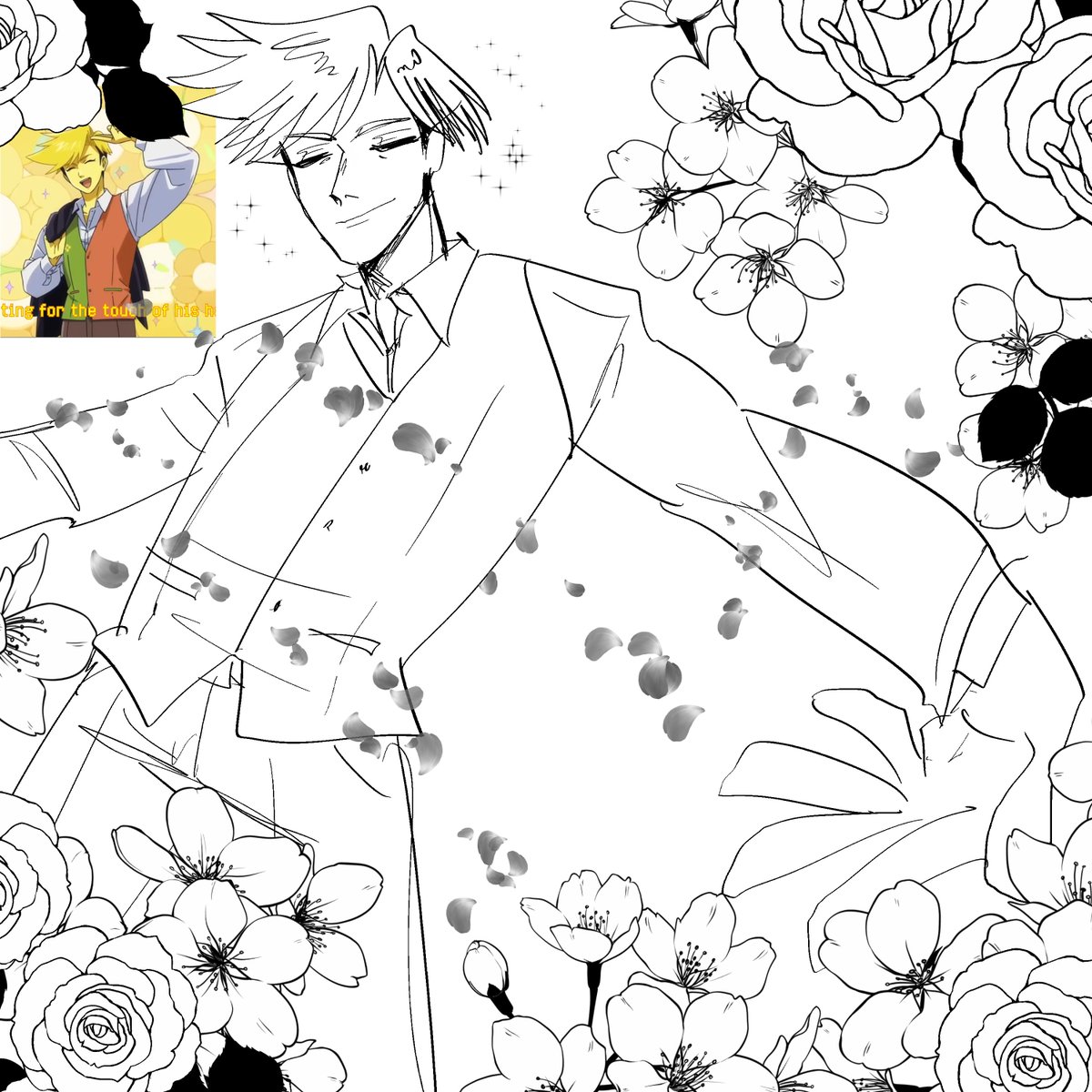 queenhitsuri's tweet photo. flowerman something https://t.co/po1NIvIhJW