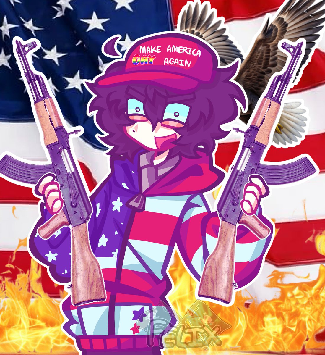 TheH0tSpot's tweet photo. Late 4th of july drawing #byler #onewheatmark https://t.co/gTS2qDB6Pc