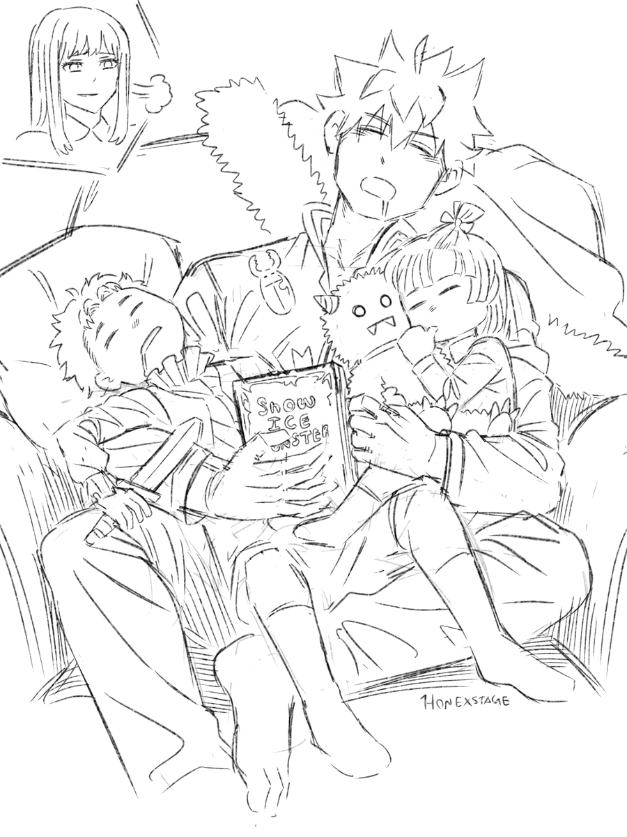 HoneXStage's tweet photo. BC sketch 😴 https://t.co/PCUckENuxm
