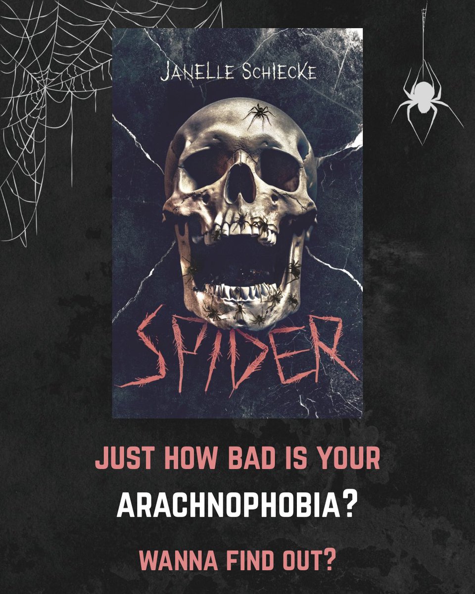 J_Schiecke's tweet photo. I love readers’ reactions to Spider, and certainly had to face my fears writing this story! 🖤🕷️🕸️ https://t.co/Qo23nQ8IOk