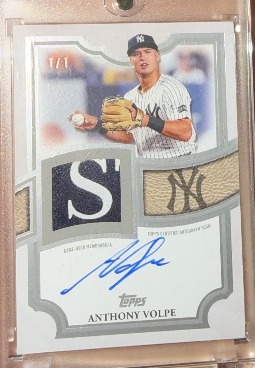 JesterCardCo's tweet photo. @RSJRsteel @PatrickHarmonn Anthony Volpe Flagship Auto 1/1

$475 OBO https://t.co/Jv6Vf0NYTN