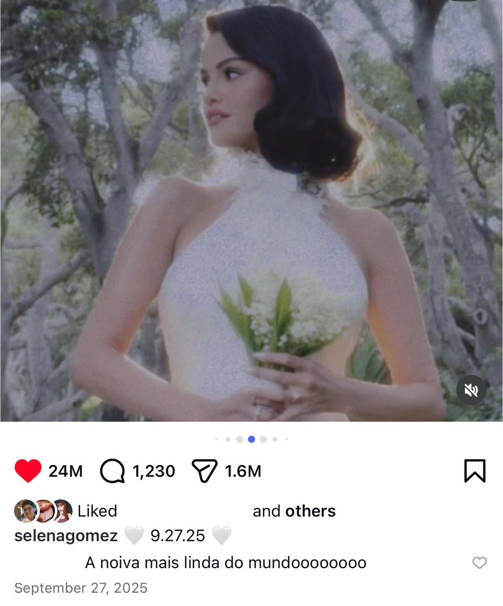 downselenag's tweet photo. Acabei de perceber que a minha princesa soltou as primeiras fotos do casamento antes da festa acabar https://t.co/Sq5BwCEo8r