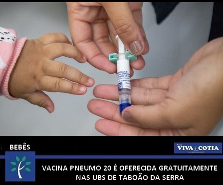 portal_viva's tweet photo. Vacina Pneumo 20 é oferecida gratuitamente nas UBSs de Taboão da Serra. Novo imunizante do SUS amplia a proteção de bebês contra pneumonia, meningite e otite na região; saiba como funciona o esquema vacinal em https://t.co/0p7vWdcr8t #vacina #pneumo20 #bebês #gratuitamente #UBS #SUS #pneumonia #meningite #otite #saúde
