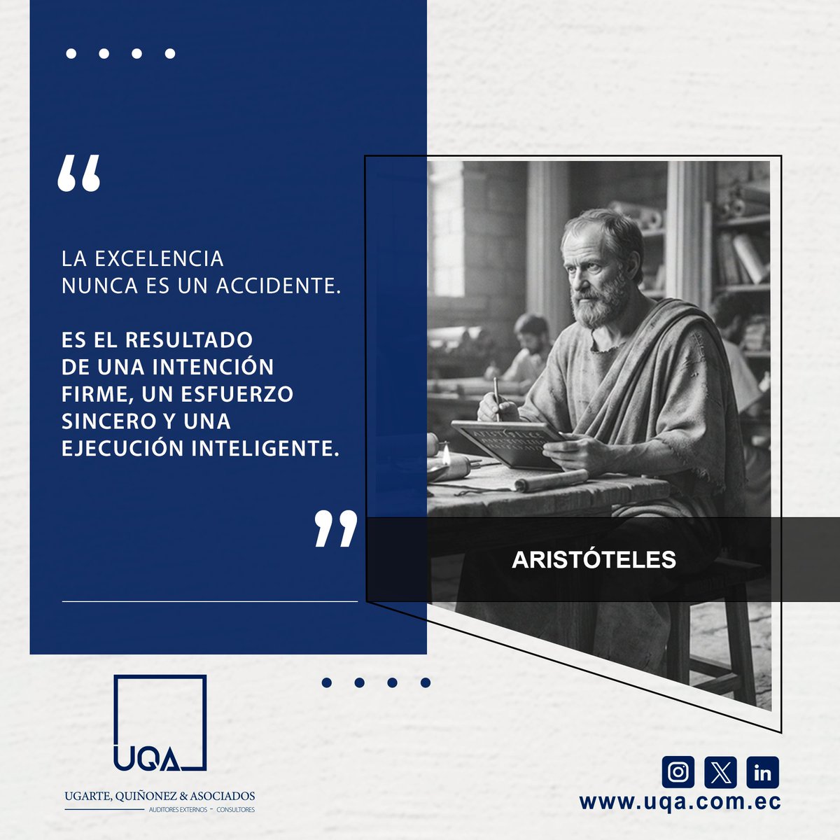 UQA_EC's tweet photo. 🎯 La excelencia no surge por casualidad ni depende únicamente del talento. Es el resultado de tener un propósito claro, trabajar con constancia y tomar decisiones inteligentes en cada paso del camino. 

#CreatividadEmpresarial #PensamientoEstratégico #ResoluciónDeProblemas https://t.co/6AfZqfGZpS