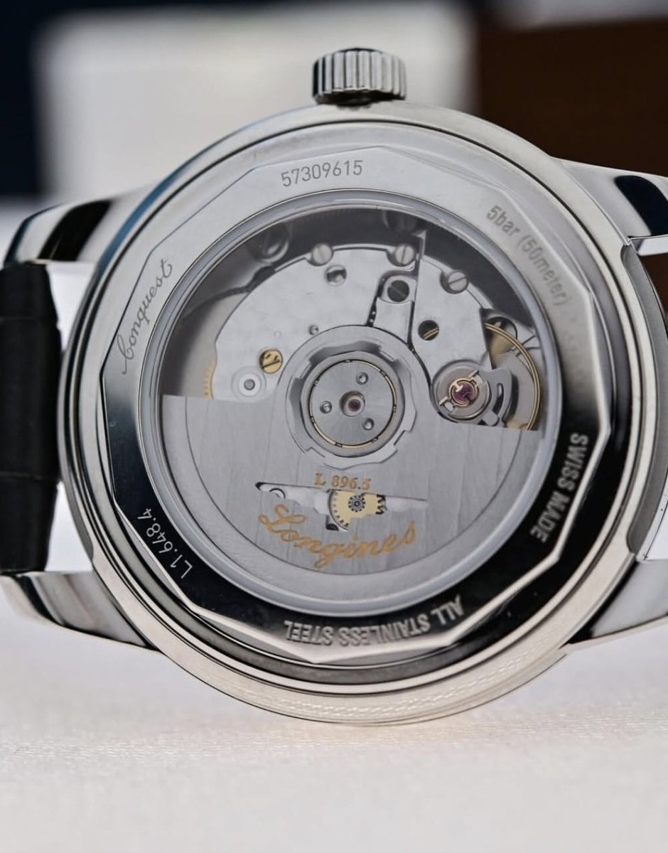 GlobalWatchClub's tweet photo. Longines Conquest Heritage central power reserve with a light-blue opaline dial https://t.co/ossHlWBo2I