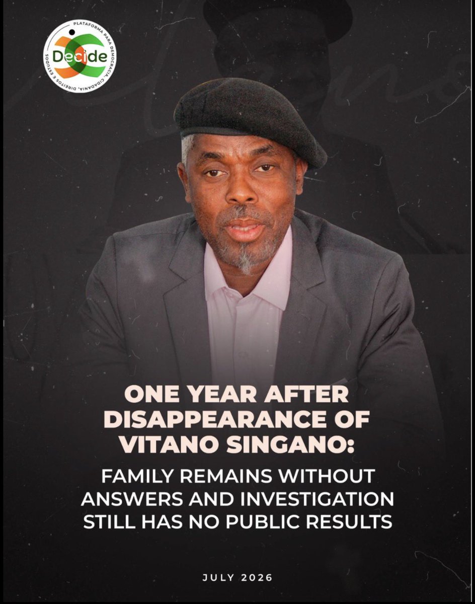PDecide23's tweet photo. [PT-EN] One year after the disappearance of politician Vitano Singano:Answers? 

Read in: https://t.co/Zrbx0rZpKM

#DECIDE https://t.co/YpnjS53i9b