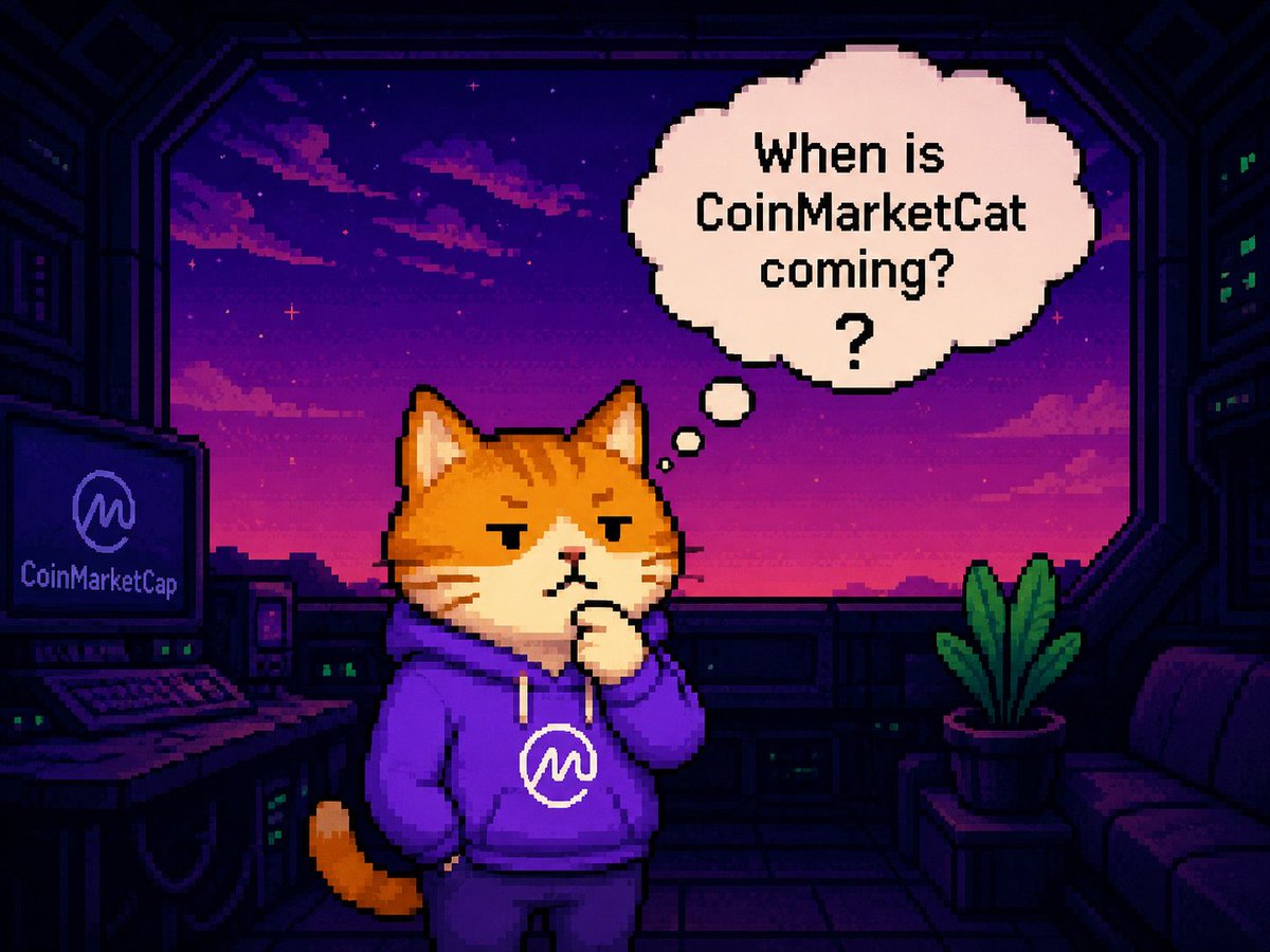 Fif8fkfifff's tweet photo. @CoinMarketCap When is CoinMarketCat coming? 👀😺 The community can't wait! @CoinMarketCap ? https://t.co/RAAdoEqFYc