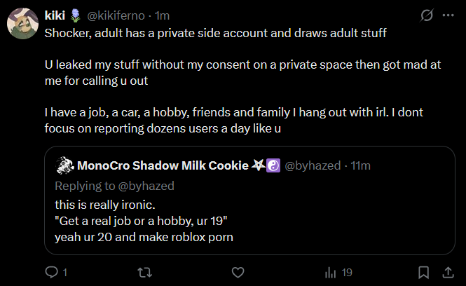 byhazed's tweet photo. mf unblocked to say ts :broken_heart:
and now she admits to make that shit LOL https://t.co/ArZo7ZOte7
