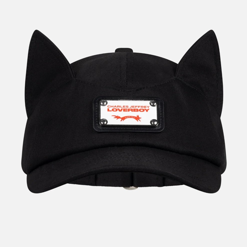 revesbleus's tweet photo. taehyung is wearing one of the charles jeffrey loverboy signature cat ear caps 😭 he has the cutest taste in headwear i can’t deal https://t.co/1SXumGhFHd