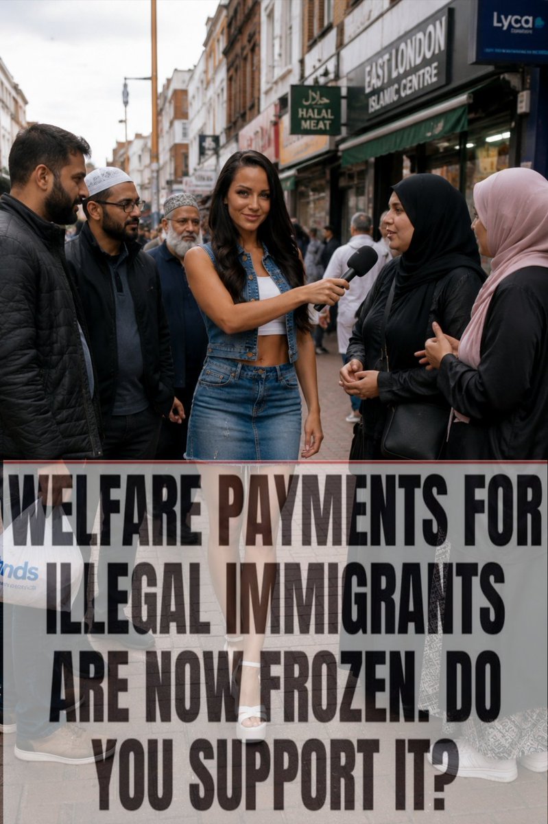 Zoe1207ff's tweet photo. YES or NO poll!

Do you support freezing welfare payments for Muslim people who are in the U.S. illegally? - Yes or No? https://t.co/tqioJDYsYA