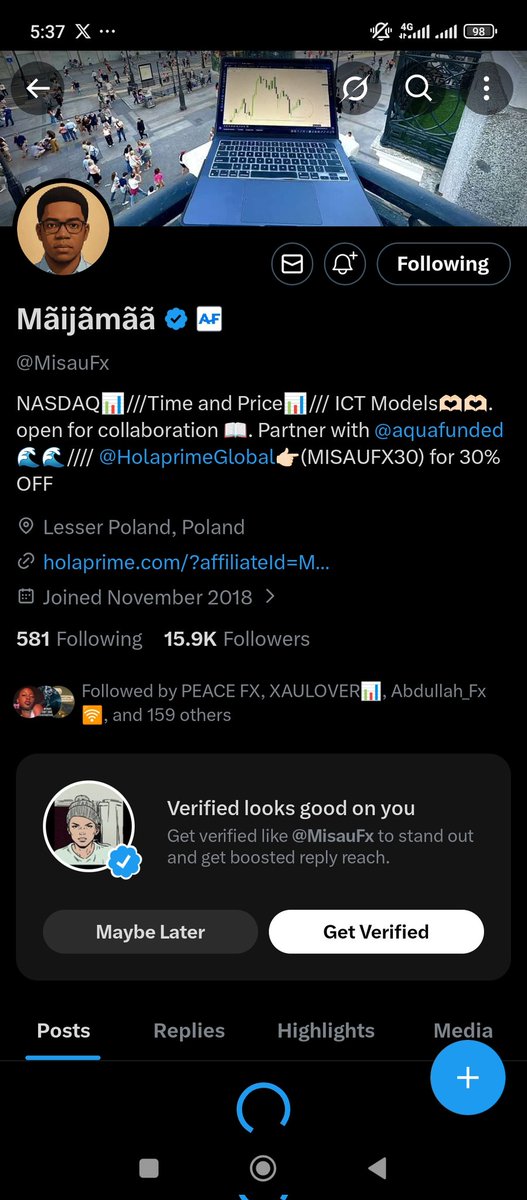 WEB3_CLASSREF's tweet photo. @Joserioforex @NextLvlFunded @SpencerNLF @MisauFx @gbutemu @Investor_Abdul_ @0AbuAbdallah 
@Binismail82 
@Aliyu0x_ 
Am done sir ✅ https://t.co/w9SXO7Yola