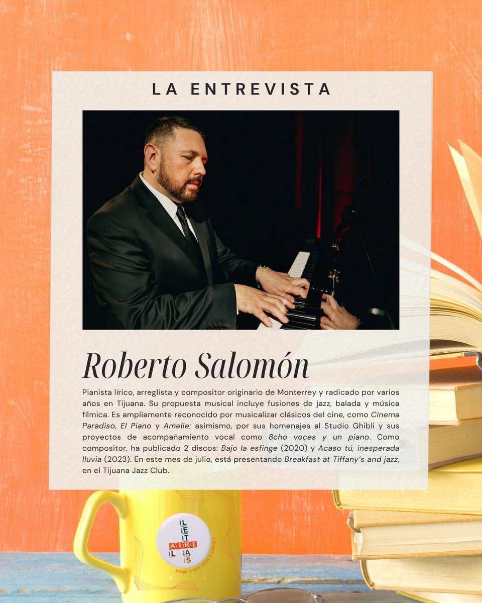 Letras_al_Aire's tweet photo. Esta semana, en 𝙇𝘼 𝙀𝙉𝙏𝙍𝙀𝙑𝙄𝙎𝙏𝘼:
✮⋆˙ʀᴏʙᴇʀᴛᴏ sᴀʟᴏᴍᴏ́ɴ
✮⋆˙ᴊᴇsᴜ́s ǫᴜɪɴᴛᴇʀᴏ ʏ ʀᴀᴍᴏ́ɴ ᴠᴇʀᴅᴜɢᴏ
Te esperamos:
🗓️ jueves 09 de julio
🕘 9:00 p. m.
📻 Fusión 102.5 FM
🌎 https://t.co/8QAOUFNmJe
¡ᴘᴏʀǫᴜᴇ ᴇʟ ɢᴏᴢᴏ ʟᴇᴄᴛᴏʀ sᴇ ᴄᴏᴍᴘᴀʀᴛᴇ! https://t.co/wvIlqGoCdt