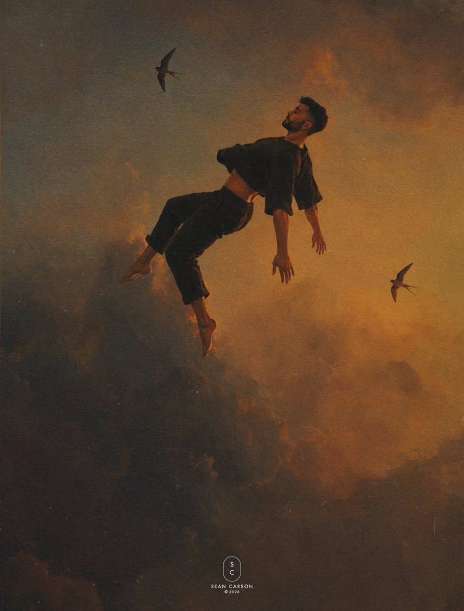 seancarsonart's tweet photo. We spend so much of life carrying the weight of the world. This piece is about letting go, even if only for a moment.
#DigitalArt #DigitalPainting #ConceptArt #VisualStorytelling #Painterly #AtmosphericArt #SurrealArt #Cloudscape #FantasyArt #MoodyTones #ArtistOnInstagram #Art https://t.co/sLqTkIkVIS