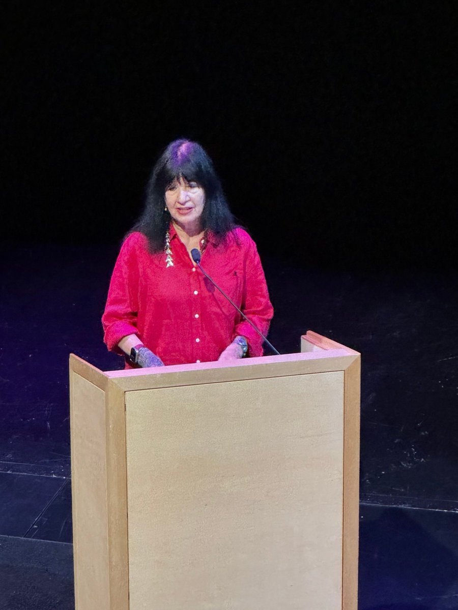 SatyaForMadison's tweet photo. "The trees are hungry for us to remember them"
It was such a pleasure to welcome Joy Harjo, former US Poet Laureate, to Madison, and to hear her read her work. Thanks to the Wisconsin Academy for bringing her here! https://t.co/SvFJcebyuK