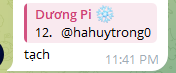 DuongPiOfficial's tweet photo. @hahuytrong0 tạch nhé
1. đổi use #
2. đổi acc # https://t.co/lLUTxl52R5