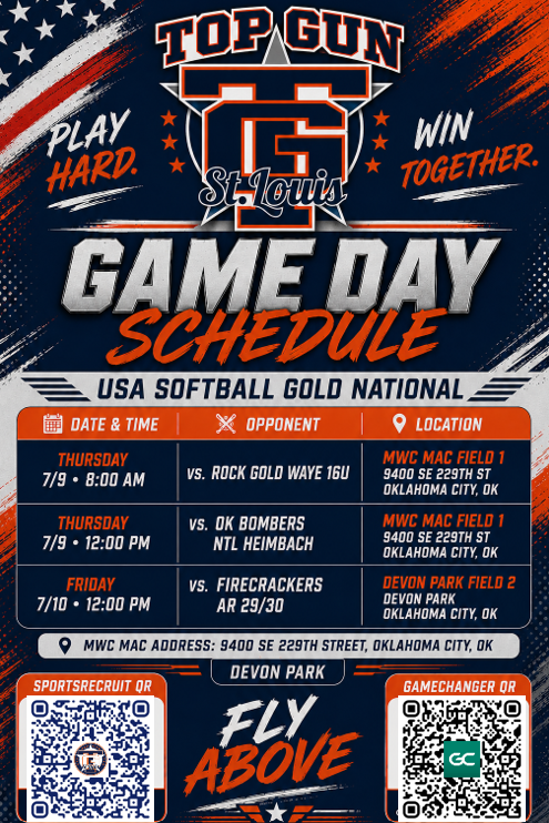 topgun09stl's tweet photo. Oops...schedule update. Note the time changes for thursday pool games https://t.co/PCFx55XCqo