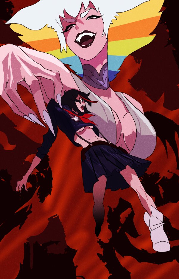 Ma0szeone's tweet photo. ragyo stripping ryuko 
#killlakill #artmoots https://t.co/fJS1fWbzrt