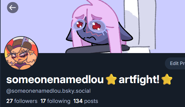 someonenamedlou's tweet photo. btw ill be posting my artfight attacks over on blu*sky so follow me there if you wanna see that 👀(i got sick of twitters algorhythm burying my posts lol) https://t.co/x5I3TnIcdE