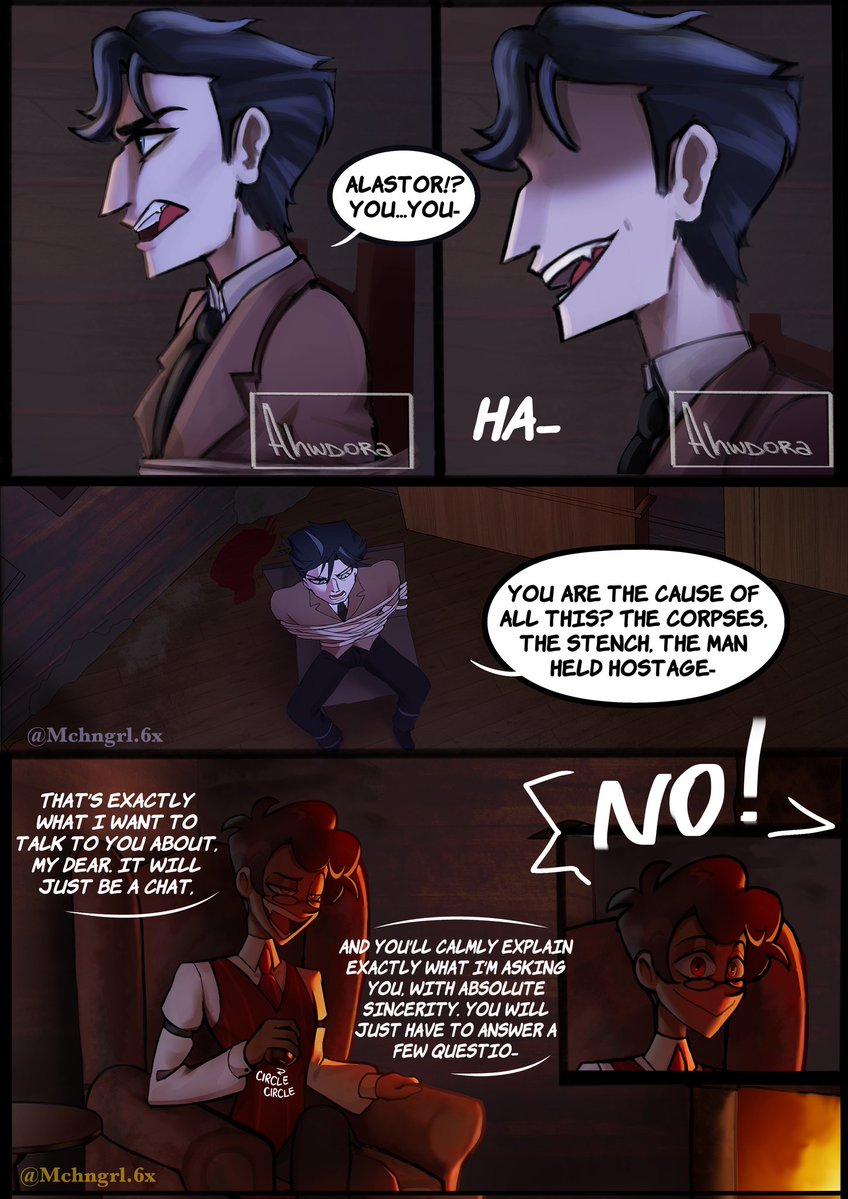 mchngrl6x's tweet photo. 1/2 Parts of a comic inspired by my MM fanfic chapter 4 on Ao3.| Read it if you haven't yet! I JUST POSTED CH 4! https://t.co/QQyZLmKfMi

Collab with my pookie @ahwdora love u sm thanks for your time

#hazbinhotel #vox #murdermedia #radiostatic #voxal #algorithm #alastor #comic https://t.co/LepQJUcqyx