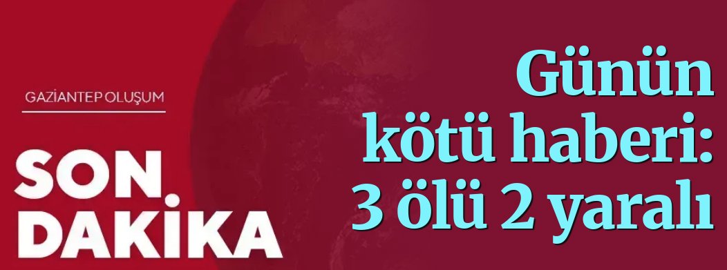 gaziantepolusum's tweet photo. Günün kötü haberi: 3 ölü 2 yaralı
https://t.co/12xrPkyymr
#asayiş #trafik #kaza #pikap #uçurum #ölü #yaralı #112acil #hastane @AFADBaskanlik @UMKETURKIYE #yayladere #Gaziantep #SonDakika #gaziantephaber #gündem #güncel #dikkat #Haber #deprem https://t.co/5RRT5nZPCr