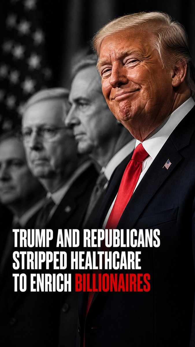 catsagainstgop's tweet photo. THEY ARE STEALING YOUR FUTURE
Trump and Republicans stripped healthcare from 8 million Americans and hiked taxes on 95% of us. They cut food for kids to fund billionaire tax breaks. They are robbing you blind. #Healthcare #TaxScam https://t.co/QgYn7tmmtT