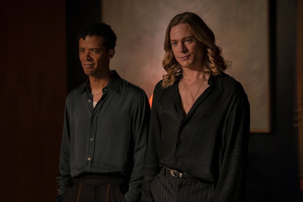 CHORE0MANICS's tweet photo. they both went to the school of not buttoning up your shirt to distract everyone with your boobs that armand is the headmaster of https://t.co/0MICWrLSlP