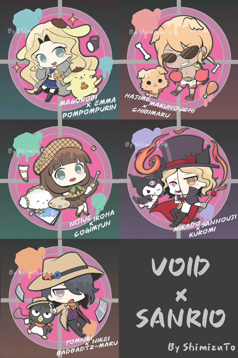 ShimizuTo0924's tweet photo. VOID x SANRIO🩵❤️💚💜🧡
#sdra2 https://t.co/2kXHPARIJf