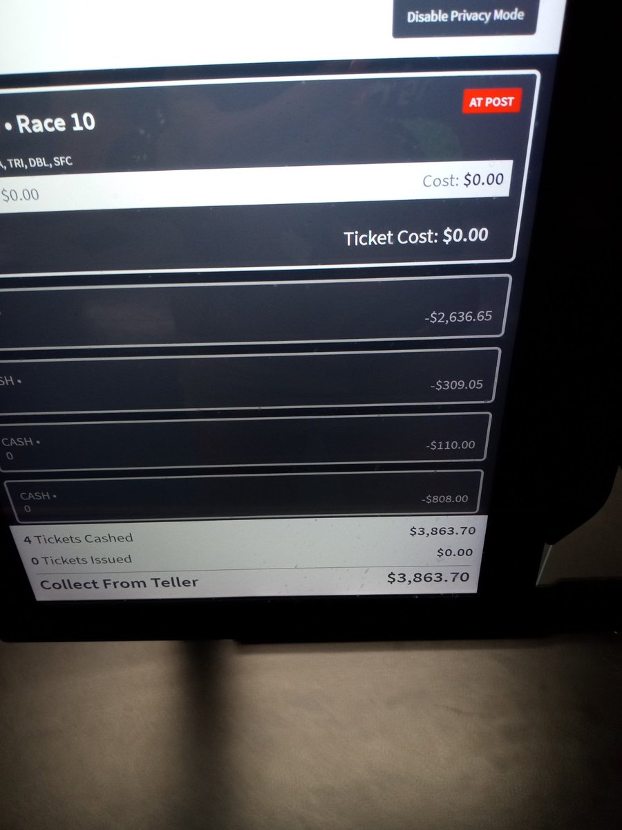 VanessaKan12955's tweet photo. @EmilyOptixEQ Temper Tantrum race 11 an amazing payout!! Thanks and see you next Sunday for beautiful live racing 🐎 @ClubHawthorne https://t.co/s6zUL3d1o6