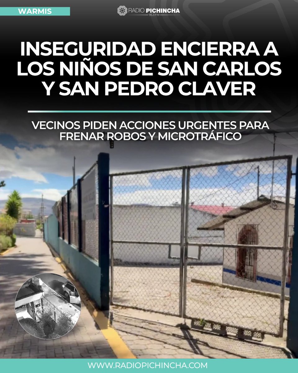 radio_pichincha's tweet photo. 👭#Warmis | Vecinos de estos barrios del norte de Quito denuncian robos a mano armada, presunto microtráfico y la falta de presencia policial. Aseguran que el miedo ha cambiado su forma de vivir y que incluso los niños ya no pueden disfrutar de los parques del sector.
#LaRadioDeLasNoticias
Los detalles⤵️
https://t.co/0lIC1D5eut