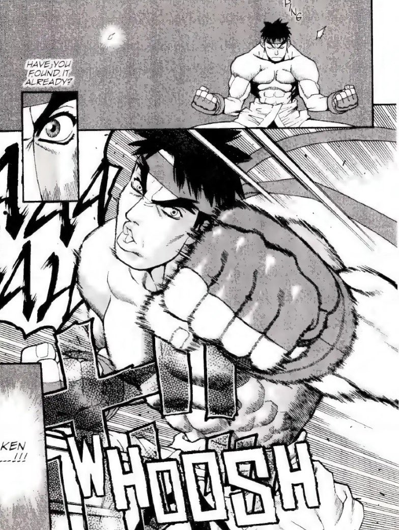 YamamotoElios's tweet photo. Street Fighter III: Ryu Final Vol 1 (Manga) artwork by Masahiko Nakahira.

#Streetfighter #CAPCOM #artwork #illustration https://t.co/OtPeZwSh79